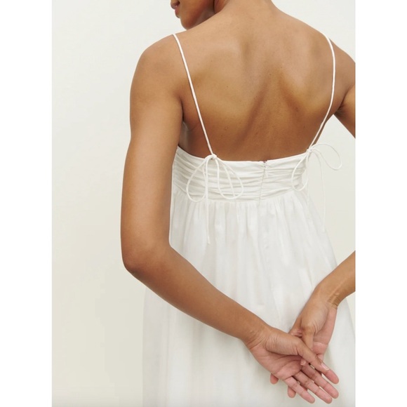Reformation Catarina Mini Dress White - Picture 3 of 8